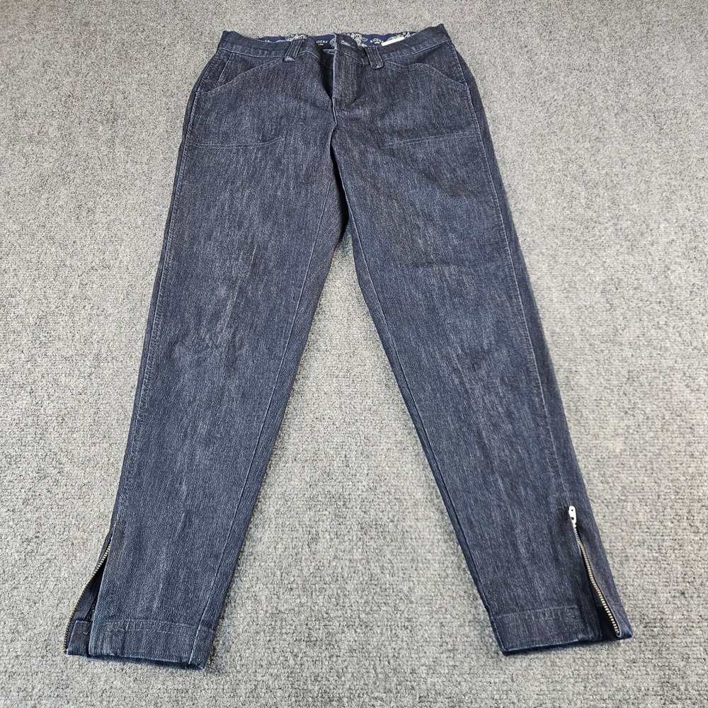 Riders by Lee Dark Wash Ankle Zip Tapered Denim Pants Blue Size 4M W36CM75